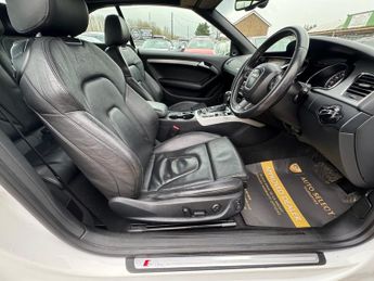 AUDI A5 CABRIOLET 3.0 TDI V6 S line Convertible 2dr Diesel S Tronic quattro Euro 5