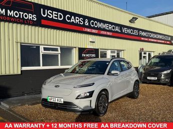 Hyundai KONA 39kWh SE Connect SUV 5dr Electric Auto (10.5kW Charger) (136 ps)