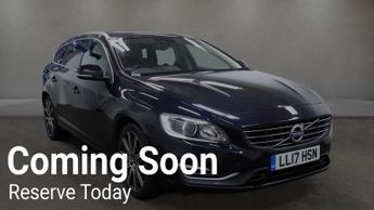 Volvo V60 2.0 D3 SE Lux Nav Estate 5dr Diesel Auto Euro 6 (s/s) (150 ps)