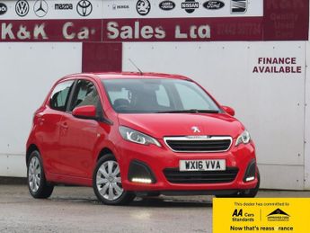 Peugeot 108 1.0 Active Hatchback 5dr Petrol 2 Tronic Euro 6 (68 ps)