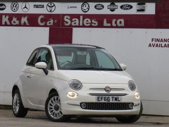 FIAT 500 1.2 Lounge Hatchback 3dr Petrol Dualogic Euro 6 (s/s) (69 bhp)