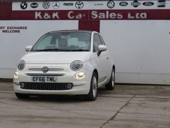 FIAT 500 1.2 Lounge Hatchback 3dr Petrol Dualogic Euro 6 (s/s) (69 bhp)