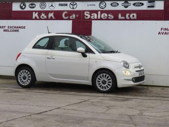 FIAT 500 1.2 Lounge Hatchback 3dr Petrol Dualogic Euro 6 (s/s) (69 bhp)