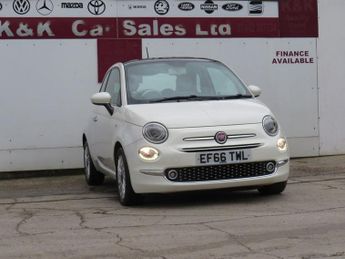 FIAT 500 1.2 Lounge Hatchback 3dr Petrol Dualogic Euro 6 (s/s) (69 bhp)