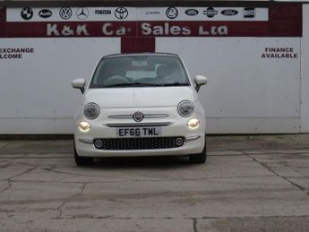 FIAT 500 1.2 Lounge Hatchback 3dr Petrol Dualogic Euro 6 (s/s) (69 bhp)