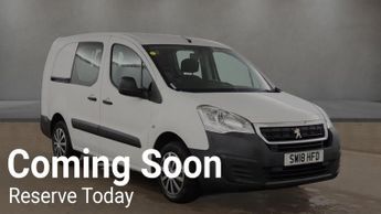 Peugeot Partner 1.6 BlueHDi 744 S 5 SEAT Combi LWB NO VAT VAN  L2  97.64 bhp