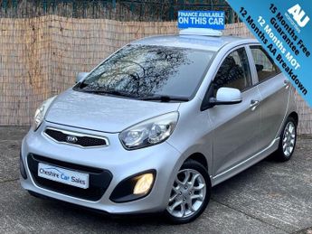 Kia Picanto 1.25 3 Hatchback 5dr Petrol Manual Euro 5 (84 bhp)