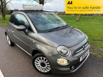 Fiat 500 1.2 Lounge Convertible 2dr Petrol Manual Euro 6 (s/s) (69 bhp)