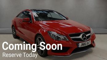 MERCEDES-BENZ E-CLASS 3.0 E350d V6 BlueTEC AMG Line (Premium) Coupe 2dr Diesel G-Troni