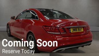 MERCEDES-BENZ E-CLASS 3.0 E350d V6 BlueTEC AMG Line (Premium) Coupe 2dr Diesel G-Troni