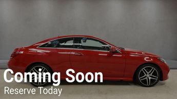 MERCEDES-BENZ E-CLASS 3.0 E350d V6 BlueTEC AMG Line (Premium) Coupe 2dr Diesel G-Troni