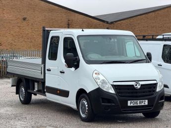 Vauxhall Movano 2.0 CDTi 3500 Dropside Double Cab 4dr Diesel Manual FWD L3 Euro 