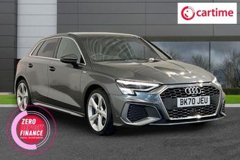 Audi A3 1.0 TFSI 30 S line Sportback 5dr Petrol Manual Euro 6 (s/s) (110