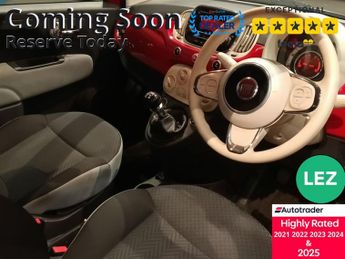 FIAT 500 1.2 Pop Hatchback 3dr Petrol Manual Euro 6 (s/s) (69 bhp)