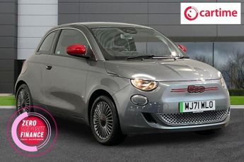 Fiat 500 42kWh RED Hatchback 3dr Electric Auto (118 ps) Touchscreen With 