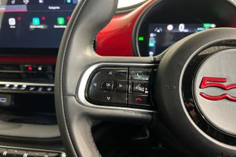 FIAT 500E 42kWh RED Hatchback 3dr Electric Auto (118 ps) Touchscreen With 