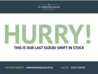 SUZUKI SWIFT 1.2 SZ4 Hatchback 3dr Petrol Manual Euro 5 (94 ps)