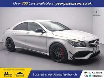 Mercedes CLA 2.0 CLA45 AMG Coupe 4dr Petrol SpdS DCT 4MATIC Euro 6 (s/s) (381