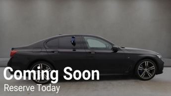 BMW 7 SERIES 4.4 750i V8 M Sport Saloon 4dr Petrol Auto Euro 6 (s/s) (450 ps)