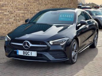 MERCEDES-BENZ CLA 1.3 CLA250e 15.6kWh AMG Line (Premium Plus) Coupe 4dr Cosmos Bla