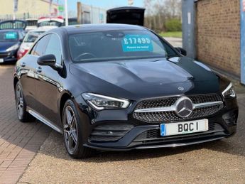 MERCEDES-BENZ CLA 1.3 CLA250e 15.6kWh AMG Line (Premium Plus) Coupe 4dr Cosmos Bla