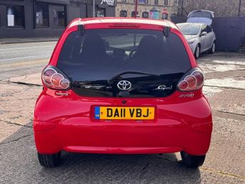 TOYOTA AYGO 1.0 VVT-i Go Hatchback 5dr Petrol MultiMode Euro 5 (AC) (67 ps)