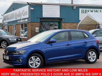 Volkswagen Polo 1.6 TDI SE Hatchback 5 Door Reef Bluer Diesel Manual Euro 6 (s/s