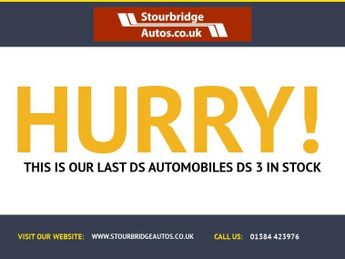 DS AUTOMOBILES DS 3 1.6 BlueHDi Prestige Hatchback 3dr Diesel Manual Euro 6 (s/s) (1