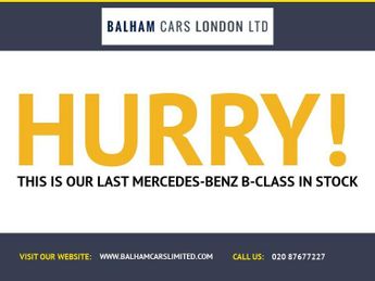 MERCEDES-BENZ B-CLASS AUTOMATIC 1.6 B180 SE MPV 5dr Petrol 7G-DCT Euro 6 (s/s) (122 ps