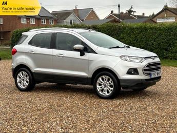 Ford EcoSport 1.0T EcoBoost Zetec SUV 5dr Petrol Manual 2WD Euro 6 (s/s) (125 