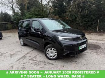Vauxhall Combo 52kWh Design XL MPV 5dr Electric Auto (7.4kW Charger) (136 ps)
