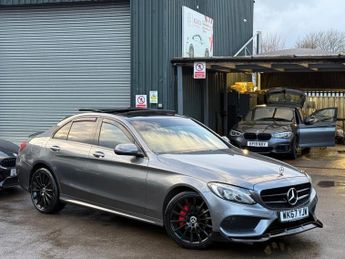 MERCEDES-BENZ C-CLASS 2.1 C220d AMG Line (Premium) Saloon 4dr Diesel G-Tronic+ 4MATIC 