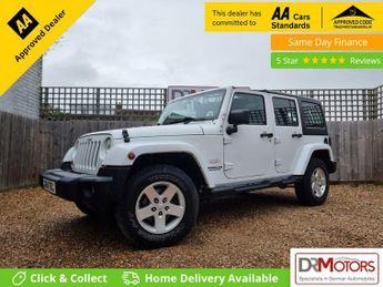 Jeep Wrangler 2.8 CRD Sahara SUV 4dr Diesel Auto 4WD Euro 5 (197 bhp)