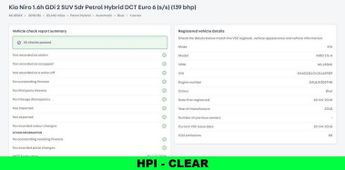 KIA NIRO 1.6h GDi 2 SUV 5dr Petrol Hybrid DCT Euro 6 (s/s) (139 bhp)