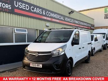 Vauxhall Vivaro 1.6 CDTi 2900 ecoFLEX Panel Van 5dr Diesel Manual L1 H1 Euro 5 (