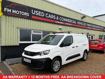 Peugeot Partner 1.5 BlueHDi 950 Professional Long Panel Van 6dr Diesel Manual LW