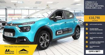 Citroen C3 1.2 PureTech Sense Hatchback 5dr Petrol Manual Euro 6 (s/s) (83 