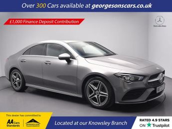 Mercedes CLA 1.3 CLA180 AMG Line Coupe 4dr Petrol 7G-DCT Euro 6 (s/s) (136 ps