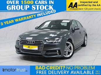 AUDI A4 1.4 TFSI S line Saloon 4dr Petrol Manual Euro 6 (s/s) (150 ps)