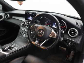 MERCEDES-BENZ C-CLASS 2.1 C220d AMG Line Cabriolet 2dr Diesel G-Tronic+ Euro 6 (s/s) (