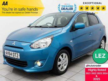 Mitsubishi Mirage 1.2 3 Hatchback 5dr Petrol CVT Euro 5 (s/s) (79 ps)