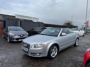 AUDI A4 CABRIOLET 1.8T Sport Convertible 2dr Petrol Manual (206 g/km, 161 bhp)