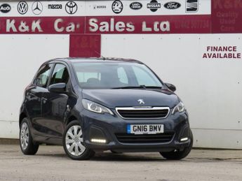 PEUGEOT 108 1.0 Active Hatchback 5dr Petrol 2 Tronic Euro 6 (68 ps)
