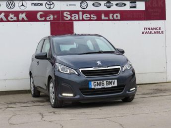 PEUGEOT 108 1.0 Active Hatchback 5dr Petrol 2 Tronic Euro 6 (68 ps)