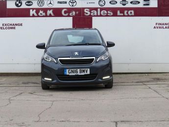 PEUGEOT 108 1.0 Active Hatchback 5dr Petrol 2 Tronic Euro 6 (68 ps)