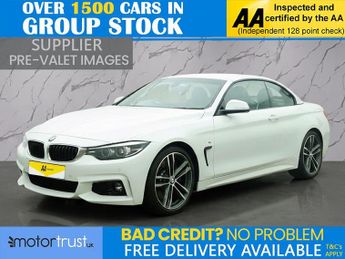 BMW 430 2.0 430i GPF M Sport Convertible 2dr Petrol Auto Euro 6 (s/s) (2