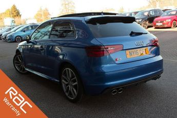 AUDI S3 2.0 TFSI Hatchback 3dr Petrol Manual quattro Euro 6 (s/s) (Nav) 