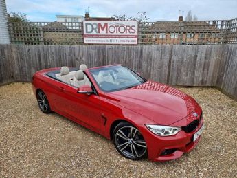 BMW 4 SERIES 2.0 420d M Sport Convertible 2dr Diesel Auto Euro 6 (s/s) (190 p