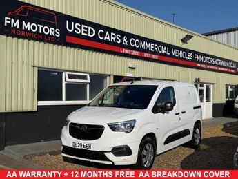 Vauxhall Combo 1.5 Turbo D 2000 Sportive Panel Van 4dr Diesel Manual L1 H1 Euro