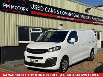 Vauxhall Vivaro 1.5 Turbo D 2900 Sportive Panel Van 5dr Diesel Manual L2 H1 Euro